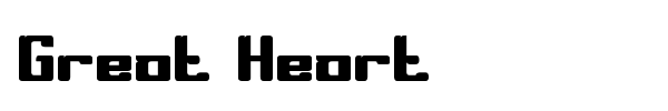 Great Heart font preview